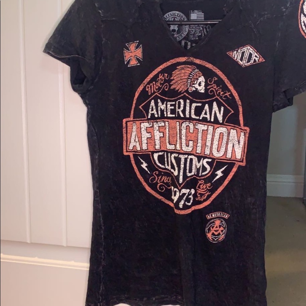 New Motor spirt Affliction T shirt